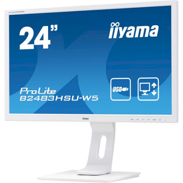 

Монитор iiyama 24" ProLite B2483HSU-W5