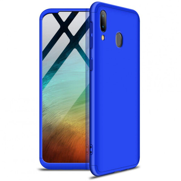 

Пластиковая накладка GKK LikGus 360 градусов для Samsung Galaxy A20s (Синий) (786288)