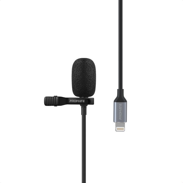 

Микрофон Promate ClipMic-i Lightning Black (clipmic-i.black)