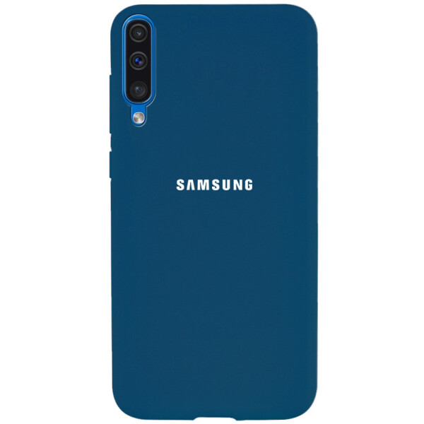 

Чехол-накладка Soft-touch logo series для Samsung Galaxy A50 (A505F) / A50s / A30s (Синий / Cobalt) (817182)