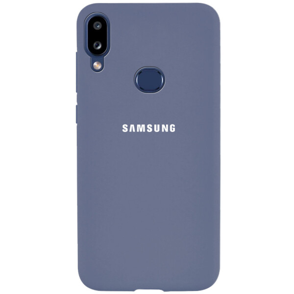 

Чехол-накладка Soft-touch logo series для Samsung Galaxy A10s (Серый / Lavender) (817165)