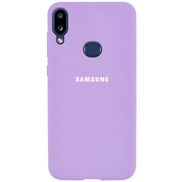 

Чехол-накладка Soft-touch logo series для Samsung Galaxy A10s (Сиреневый / Dasheen) (817168)