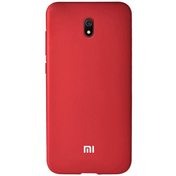 

Чехол-накладка Soft-touch logo series для Xiaomi Redmi 8a (Красный / Dark Red) (817097)