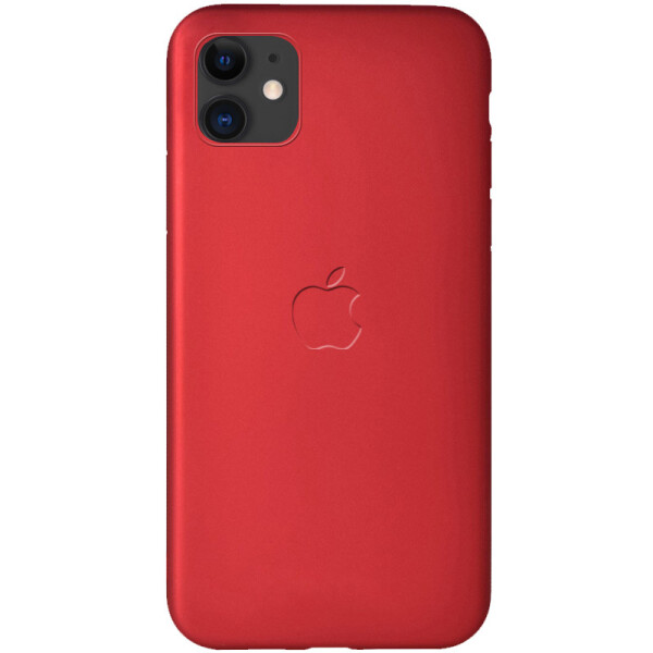 

Чехол-накладка Soft-touch logo series для Apple iPhone 11 (6.1) (Красный / Dark Red) (817035)