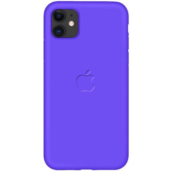 

Чехол-накладка Soft-touch logo series для Apple iPhone 11 (6.1) (Фиолетовый / Violet) (817044)