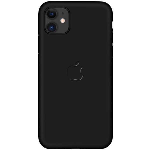 

Чехол-накладка Soft-touch logo series для Apple iPhone 11 (6.1) (Черный / Black) (817045)