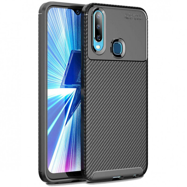 

TPU чехол Kaisy Series для Vivo Y15 / Y17 (Черный) (770572)