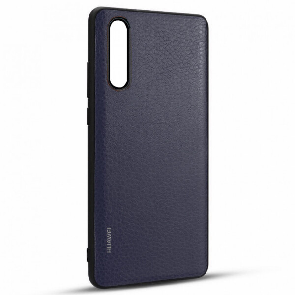 

Кожаная накладка Classic series для Huawei P Smart Pro / Honor 9X (China) (Синий, Черный с красной строчкой) (768977)