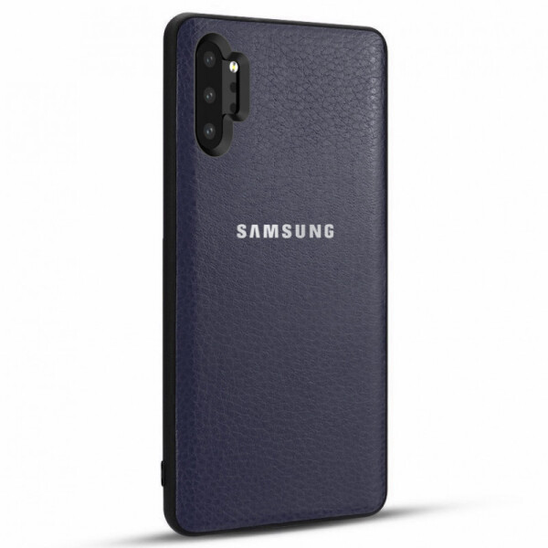 

Кожаная накладка Classic series для Samsung Galaxy Note 10 Plus (Синий, Черный с красной строчкой) (768939)