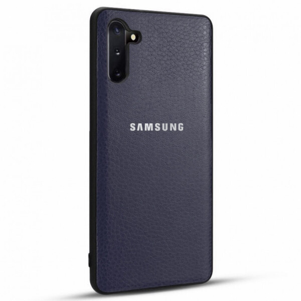 

Кожаная накладка Classic series для Samsung Galaxy Note 10 (Синий, Черный с красной строчкой) (768935)