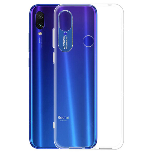 

TPU чехол Epic clear flash для Xiaomi Redmi 7 (Бесцветный / Синий) (767130)
