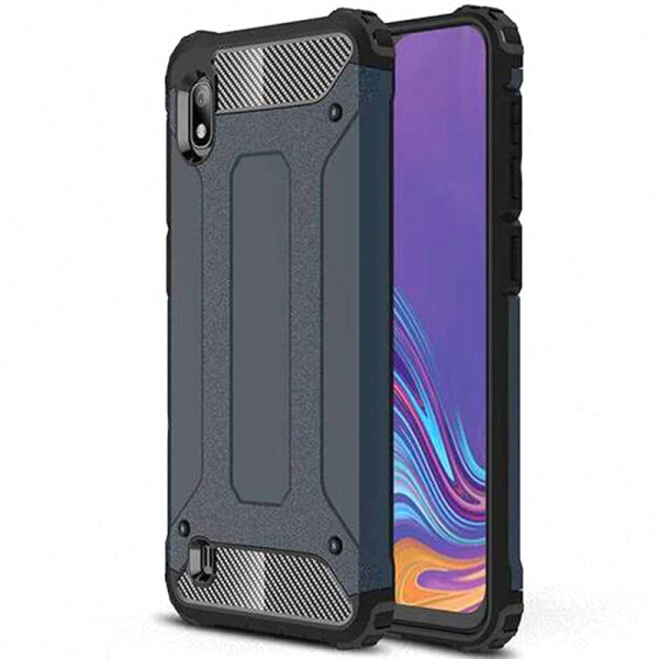 

Бронированный противоударный TPU+PC чехол Immortal для Samsung Galaxy A10 (A105F) (Серый / Metal slate) (697123)