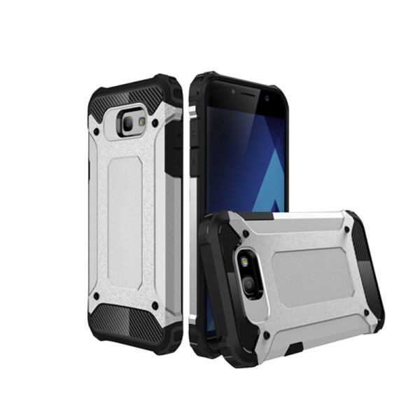 

Бронированный противоударный TPU+PC чехол Immortal для Samsung Galaxy J4+ (2018) (Серебряный) (663258)
