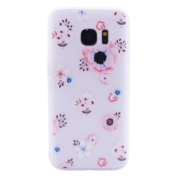 

TPU чехол матовый soft touch для Samsung G950 Galaxy S8 (Цветы) (269677)