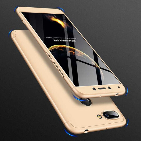 

Пластиковая накладка GKK LikGus 360 градусов для Xiaomi Redmi 6 (Золотой) (623562)
