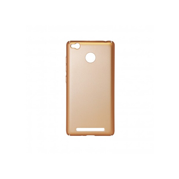 

Пластиковая накладка soft-touch с защитой торцов Joyroom для Xiaomi Redmi 3 Pro / Redmi 3s (Золотой) (55111)