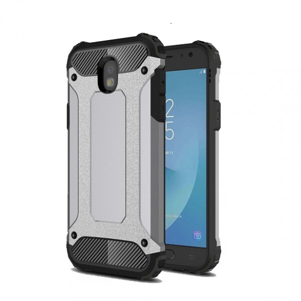 

Бронированный противоударный TPU+PC чехол Immortal для Samsung J330 Galaxy J3 (2017) (Металл / Gun Metal) (280510)