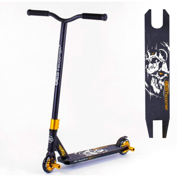 

Самокат Трюковый Best Scooter Золотой (Алюминиевый*50 % Сталь)