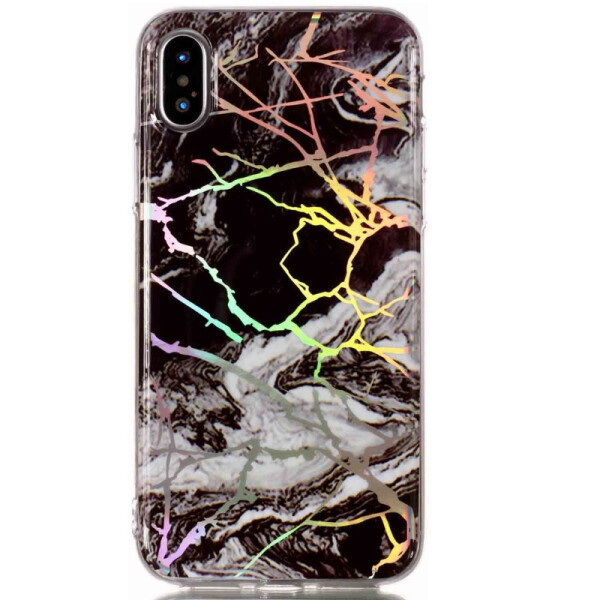 

TPU чехол Marble Series для Apple iPhone XS Max (6.5) (Черный) (678370)