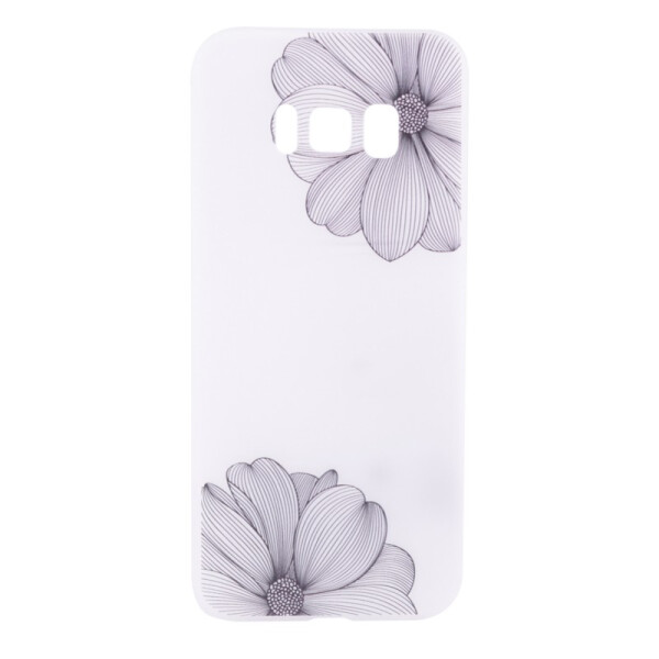 

TPU чехол матовый soft touch color для Samsung G955 Galaxy S8 Plus (Черные Маки) (61323)