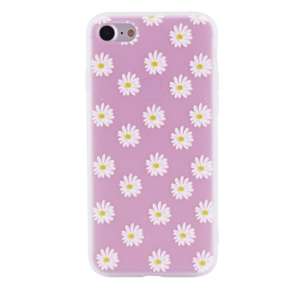 

TPU чехол матовый soft touch color для Apple iPhone 7 / 8 (4.7) (Ромашки) (61293)