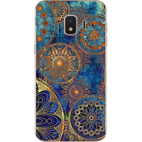 

Силиконовый чехол бампер Amstel для Samsung J2 Core J260 Galaxy 2018 с картинкой Круги винтаж