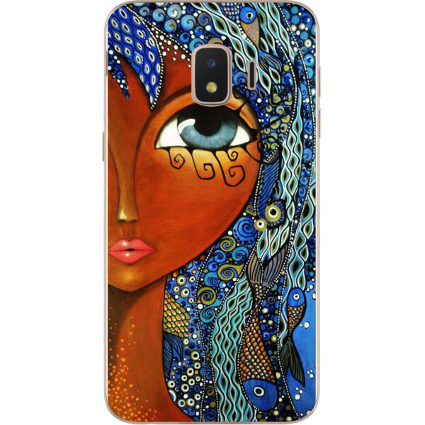 

Силиконовый чехол бампер Amstel для Samsung J2 Core J260 Galaxy 2018 с картинкой Половина Лица