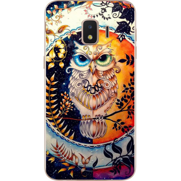

Бампер силиконовый чехол Amstel с картинкой для Samsung J2 Core J260 Galaxy 2018 Цветная сова