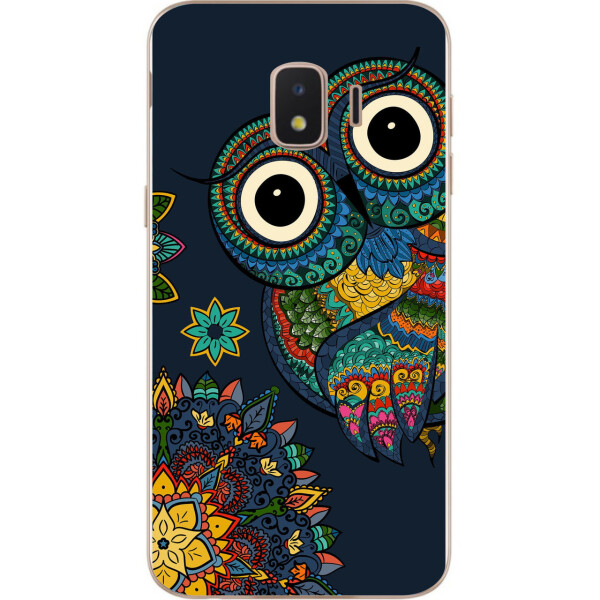 

Бампер силиконовый чехол Amstel с картинкой для Samsung J2 Core J260 Galaxy 2018 Сова в узорах