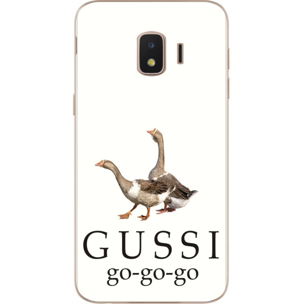 

Антибрендовый силиконовый чехол Amstel для Samsung J2 Core Galaxy 2018 J260 с картинкой Gussi go go