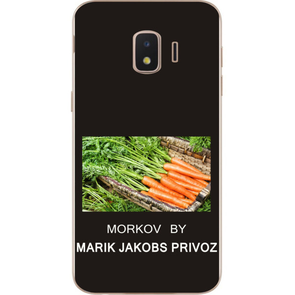 

Антибрендовый силиконовый чехол Amstel для Samsung J2 Core Galaxy 2018 J260 с картинкой Morkov Privoz