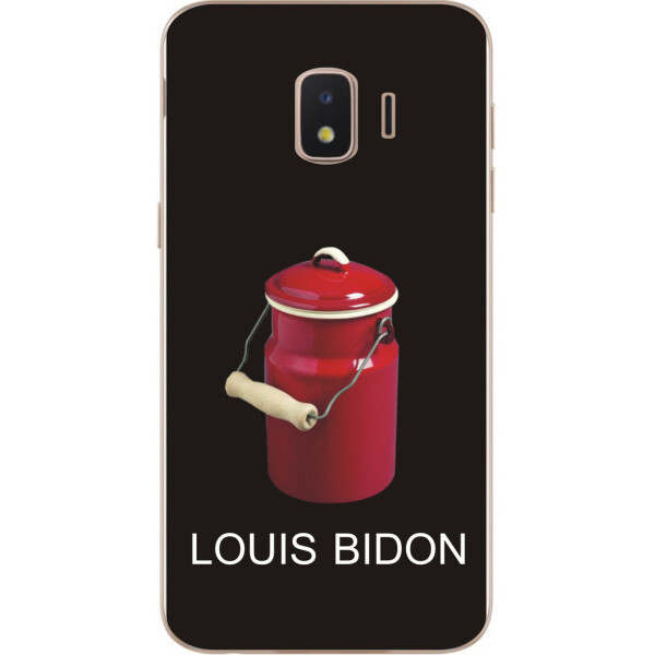 

Антибрендовый силиконовый чехол Amstel для Samsung J2 Core Galaxy 2018 J260 с картинкой Louis Bidon на черном фоне