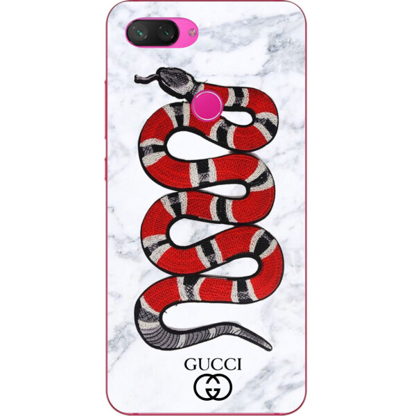 

Бампер силиконовый чехол Amstel для Xiaomi Mi 8 Lite с картинкой Змея Gucci