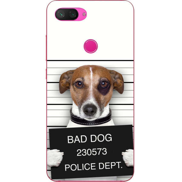 

Чехол бампер Amstel для Xiaomi Mi 8 Lite с принтом Bad Dog