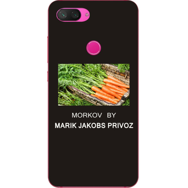 

Антибрендовый силиконовый чехол Amstel для Xiaomi Mi 8 Lite с картинкой Morkov Privoz