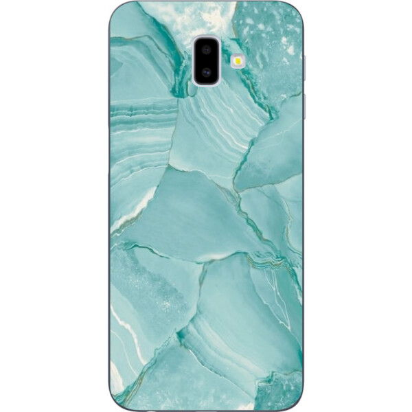 

Оригинальный чехол накладка Amstel для Samsung Galaxy J6 Plus 2018 с картинкой Мрамор голубой