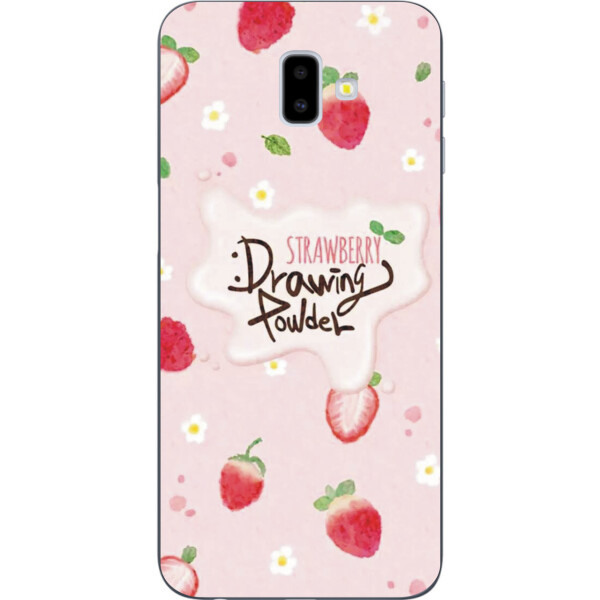 

Чехол Amstel с картинкой для Samsung Galaxy J6 Plus 2018 Клубника