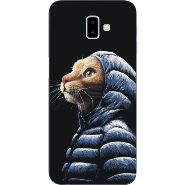 

Чехол Amstel с картинкой для Samsung Galaxy J6 Plus 2018 Кот в куртке