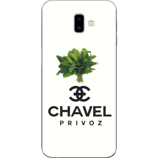 

Антибрендовый силиконовый чехол Amstel для Samsung Galaxy J6 Plus 2018 с картинкой Chavel