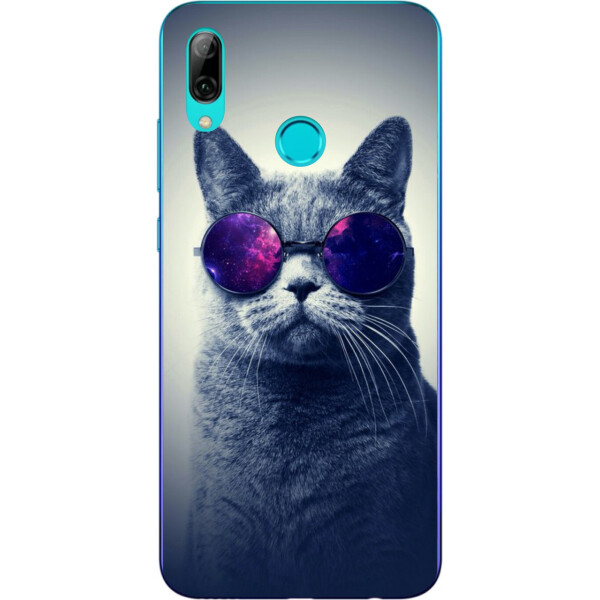 

Чехол силиконовый Amstel для Huawei P Smart 2019 с картинкой Кот в очках
