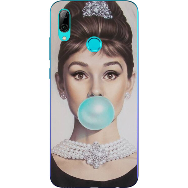 

Чехол силиконовый Amstel для Huawei P Smart 2019 с картинкой Одри Хепберн с жвачкой