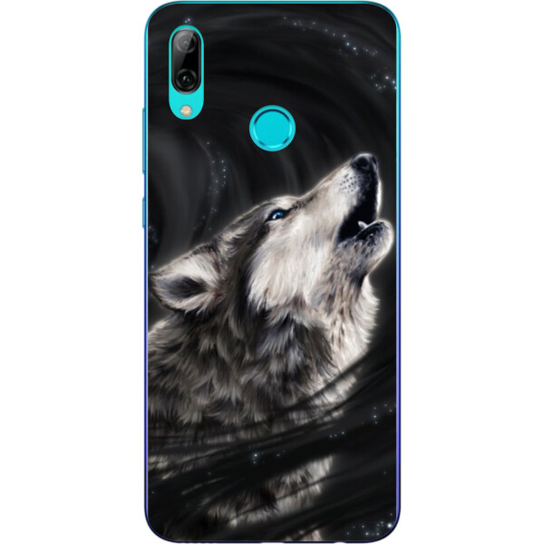 

Бампер силиконовый чехол Amstel для Huawei P Smart 2019 с картинкой Воющий волк
