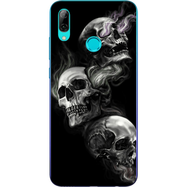 

Оригинальный чехол накладка Amstel для Huawei P Smart 2019 с картинкой Три черепа