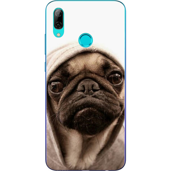 

Оригинальный чехол накладка Amstel для Huawei P Smart 2019 с картинкой Мопс в халате