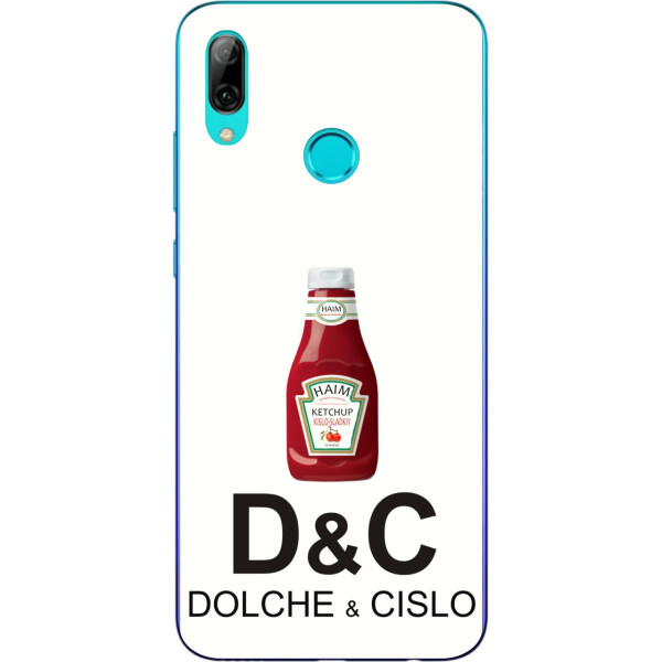 

Антибрендовый силиконовый чехол Amstel для Huawei P Smart 2019 с картинкой Dolche и Cislo