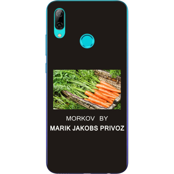 

Антибрендовый силиконовый чехол Amstel для Huawei P Smart 2019 с картинкой Morkov Privoz