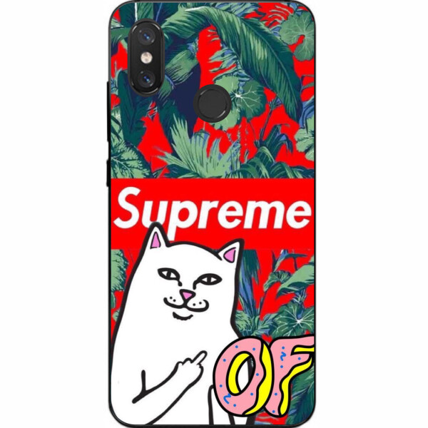 

Силиконовый чехол Amstel с рисунком для Xiaomi Mi 8 Кот Supreme