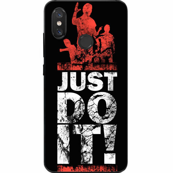 

Силиконовый чехол бампер Amstel для Xiaomi Mi 8 с картинкой Just Do it