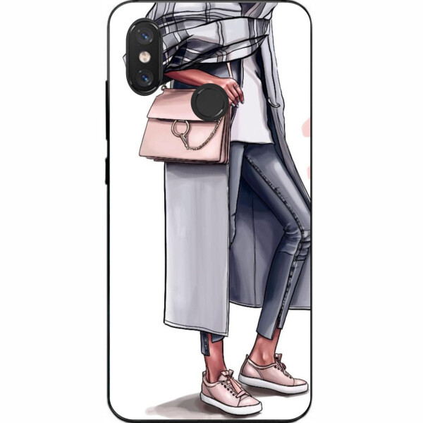 

Силиконовый чехол бампер Amstel для Xiaomi Mi 8 с картинкой Fashion