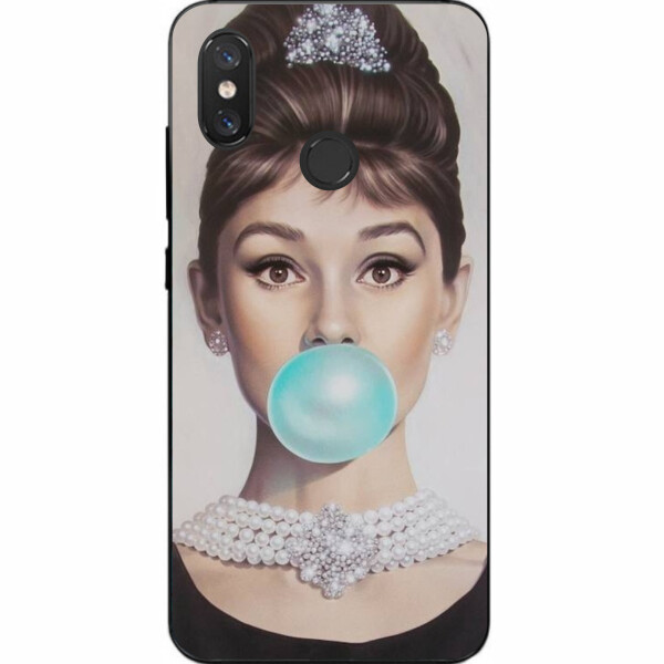 

Чехол силиконовый Amstel для Xiaomi Mi 8 с картинкой Одри Хепберн с жвачкой